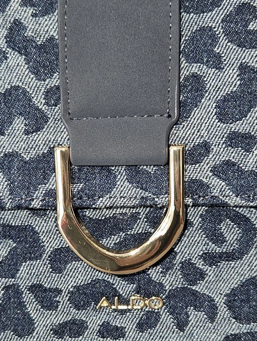 RARE - NWT ALDO Alodalegyn Denim Leopard Print Shoulder Bag – Trendy Y2K